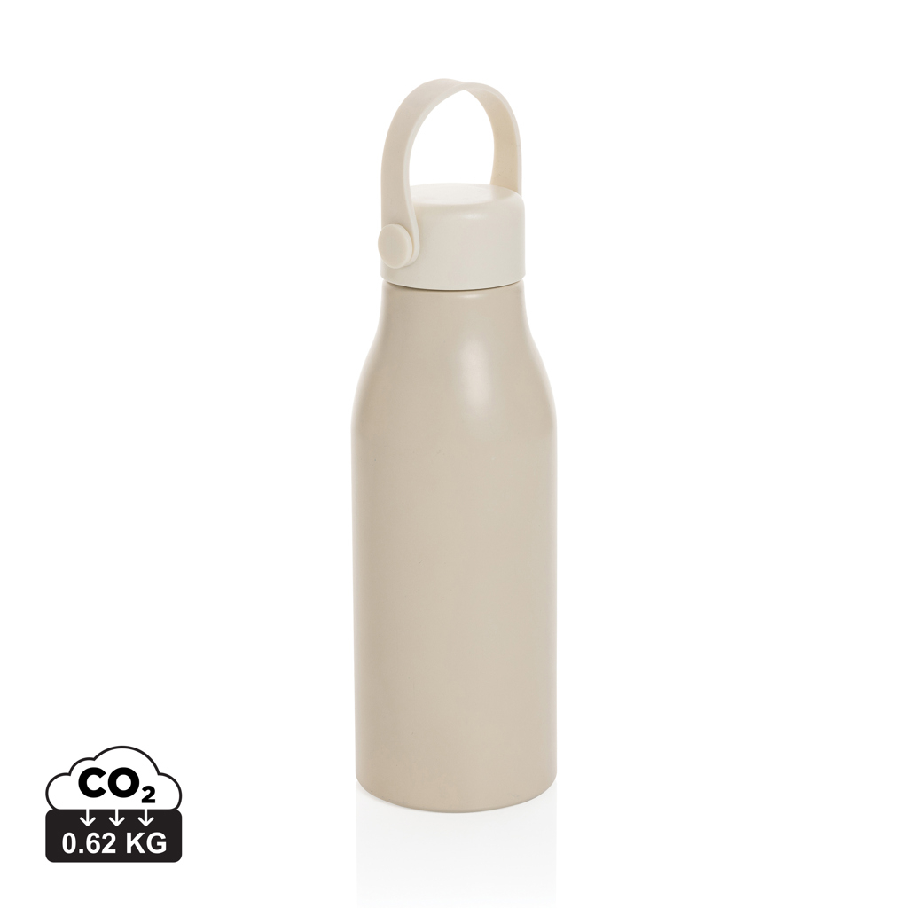 Bouteille personnalisée 680ml alu recyclé Pluto Beige