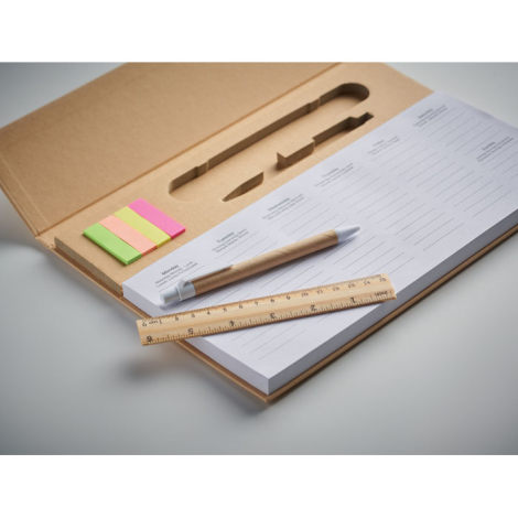 Agenda hebdomadaire de bureau publicitaire Memweek