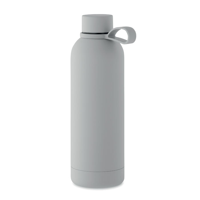 Bouteille publicitaire 500ml inox recyclé Emerald Gris