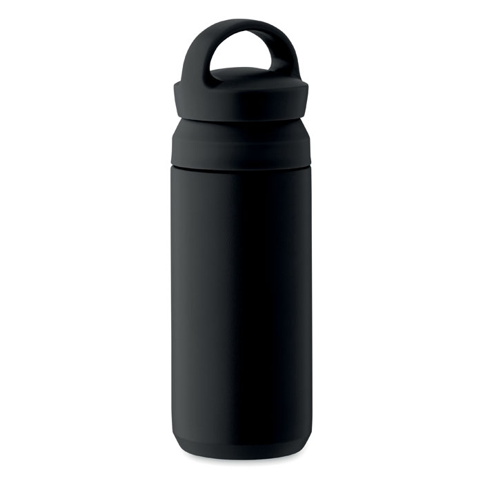Gourde promotionnelle 320 ml inox recyclé Onyx Noir