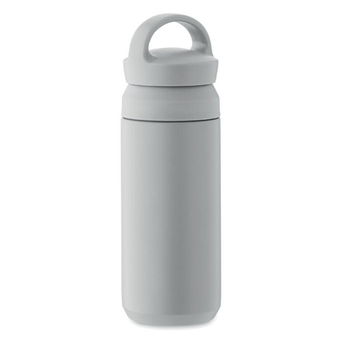 Gourde promotionnelle 320 ml inox recyclé Onyx Gris