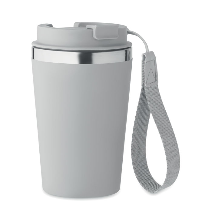 Gobelet personnalisé 350ml inox recyclé Topaz Gris