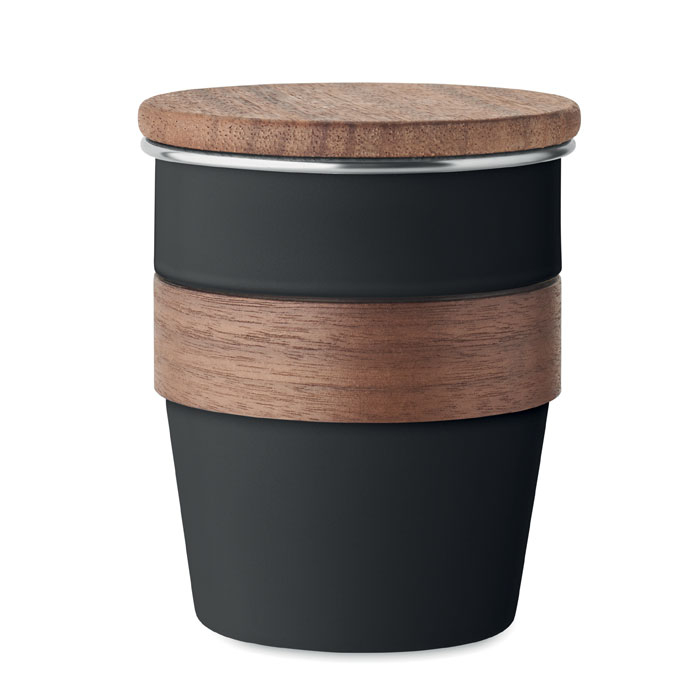 Gobelet promotionnel inox recyclé 350ml Walnut Noir
