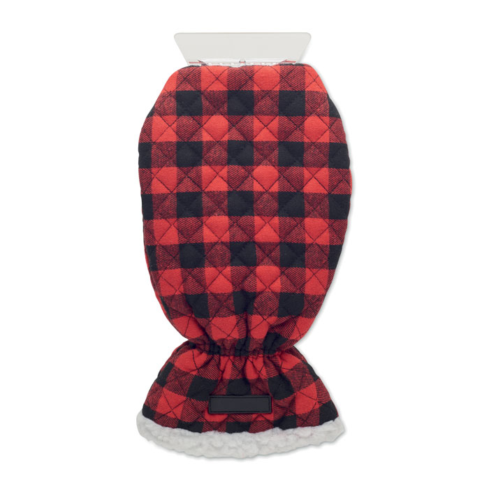 Gant grattoir matelassé personnalisable Icehand Rouge
