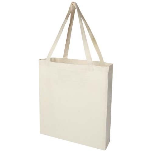 Tote bag recyclé avec soufflet 140 gr - Madras Naturel