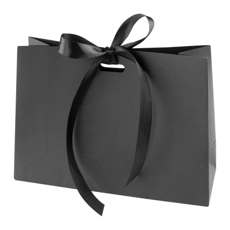 Sac cadeau personnalisable en carton kraft KAVAI 22x15x7.5 cm