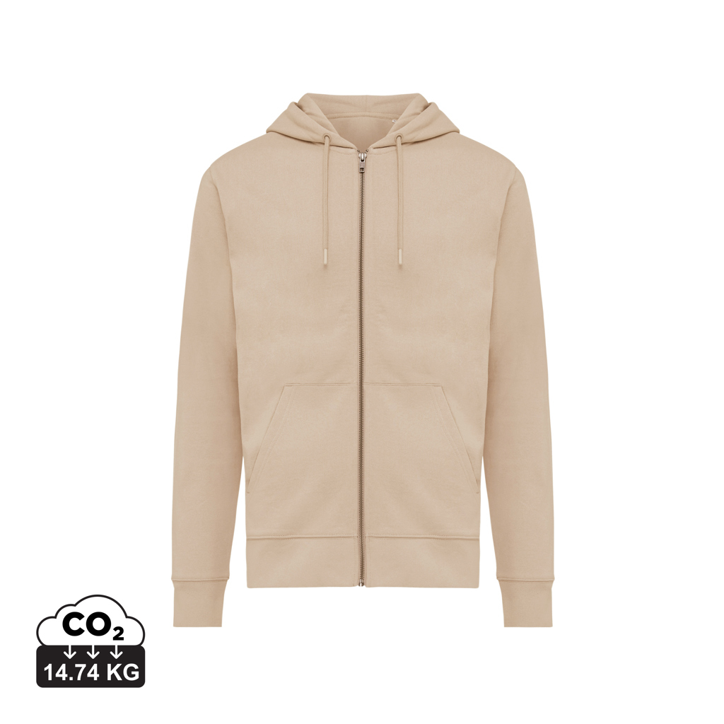 Sweat publicitaire à capuche unisexe coton recyclé Iqoniq Abisko desert