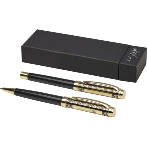 Parure personnalisable stylos bille et roller Legato