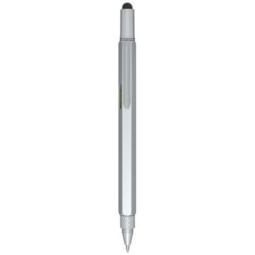 Stylo multifonction alu recyclé personnalisable Dora Argent