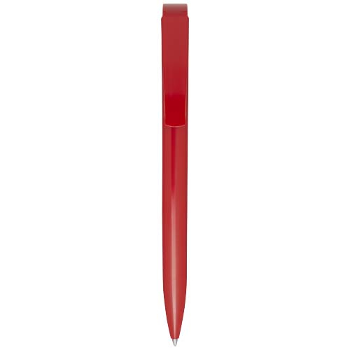 Stylo bille promotionnel en plastique recyclé Lucia Rouge