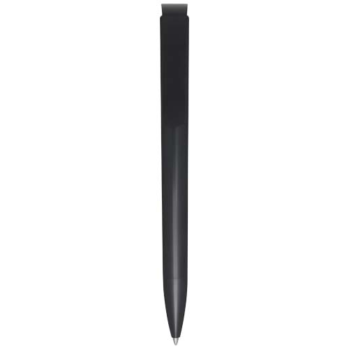 Stylo bille en plastique recyclé à personnaliser Lucia Noir
