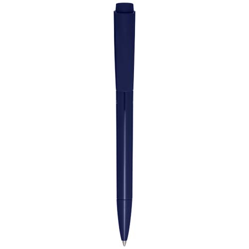 Stylo bille personnalisable en plastique recyclé Martha Marine