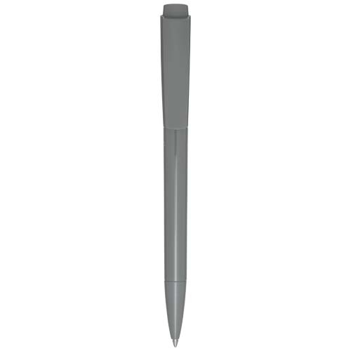 Stylo bille personnalisable en plastique recyclé Martha Gris