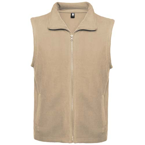 Gilet en polaire unisexe personnalisé Bellagio ROLY Sable