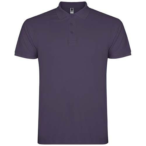 Polo pour homme coton 200gr personnalisé Star ROLY Lilas
