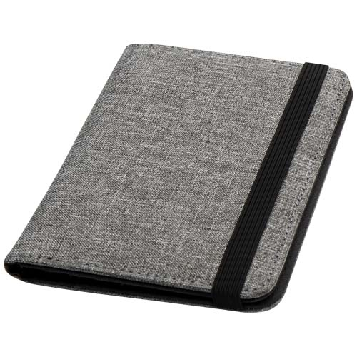 Porte-passeport RFID en rPET personnalisable Ross Gris