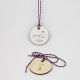 Grande médaille à planter personnalisable