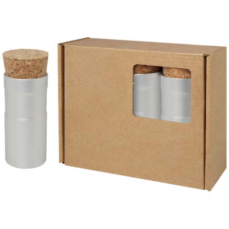 Ensemble de trois jardinets de bureau publicitaire Hey Pots