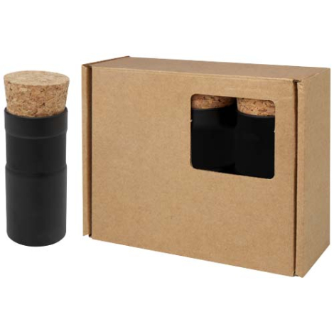 Ensemble de trois jardinets de bureau publicitaire Hey Pots