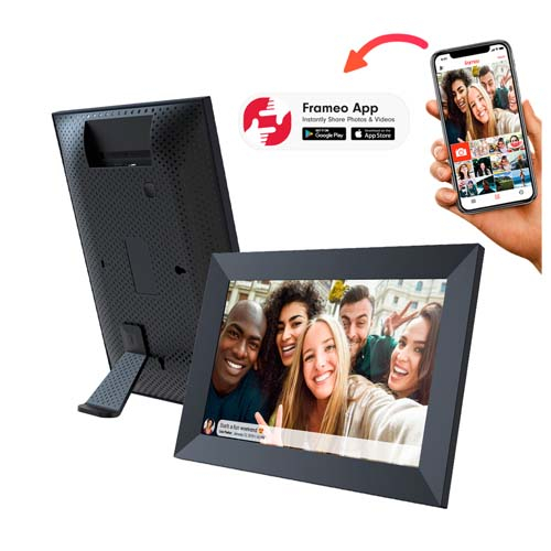 Cadre photo publicitaire numérique 10" Prado Prixton Noir