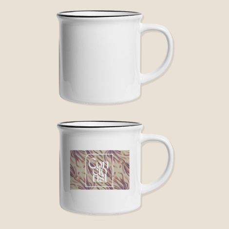 Tasse personnalisable sublimation 250ml "AU LAIT"