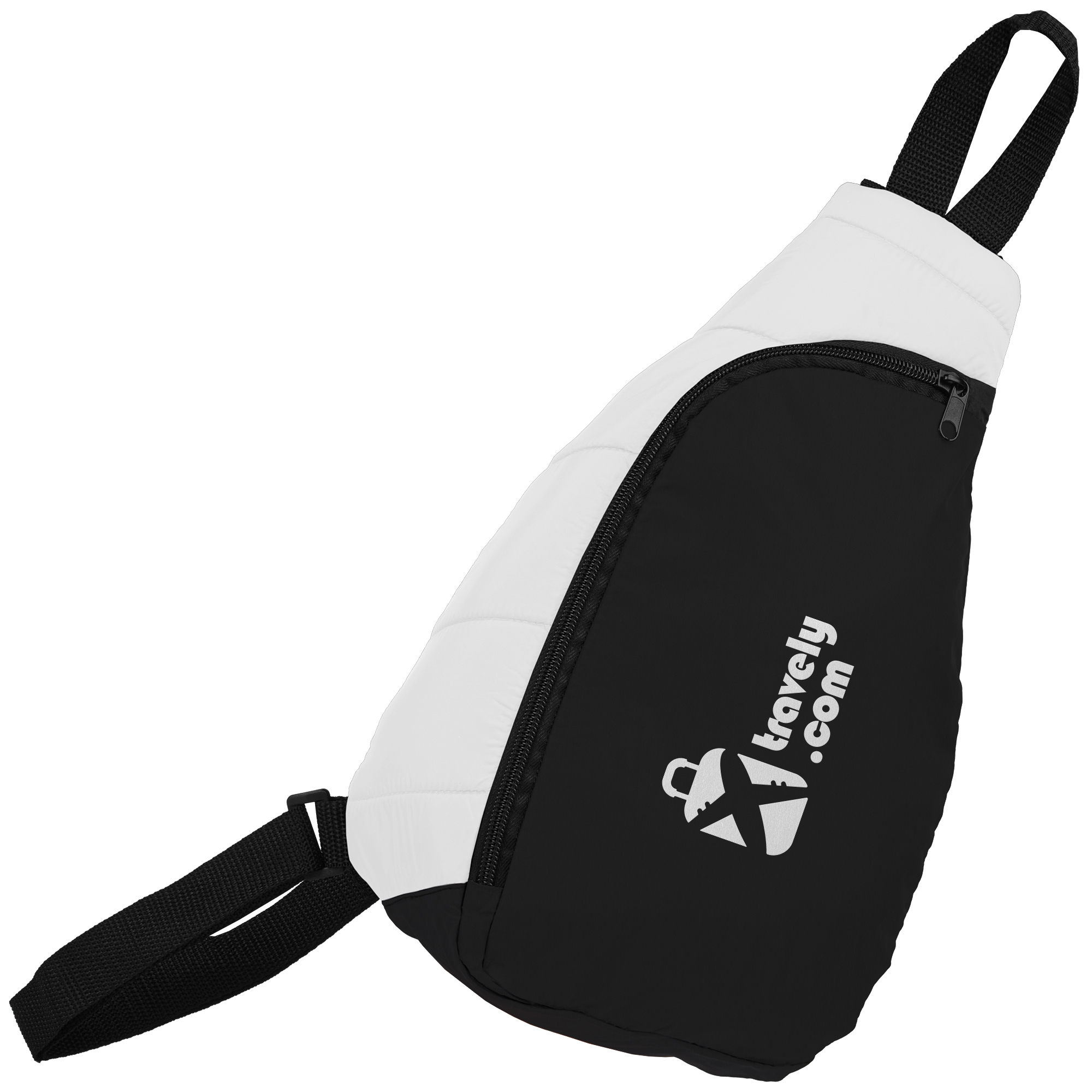 Sac à dos bandoulière personnalisable RPET - SportStyle Blanc