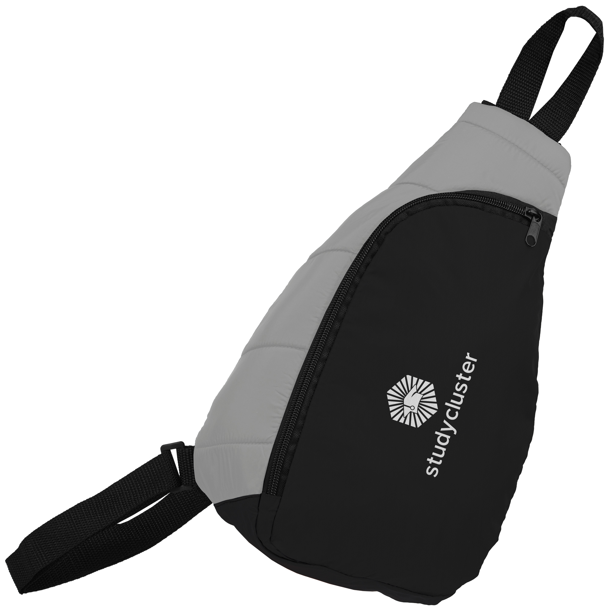 Sac à dos bandoulière personnalisable RPET - SportStyle Gris