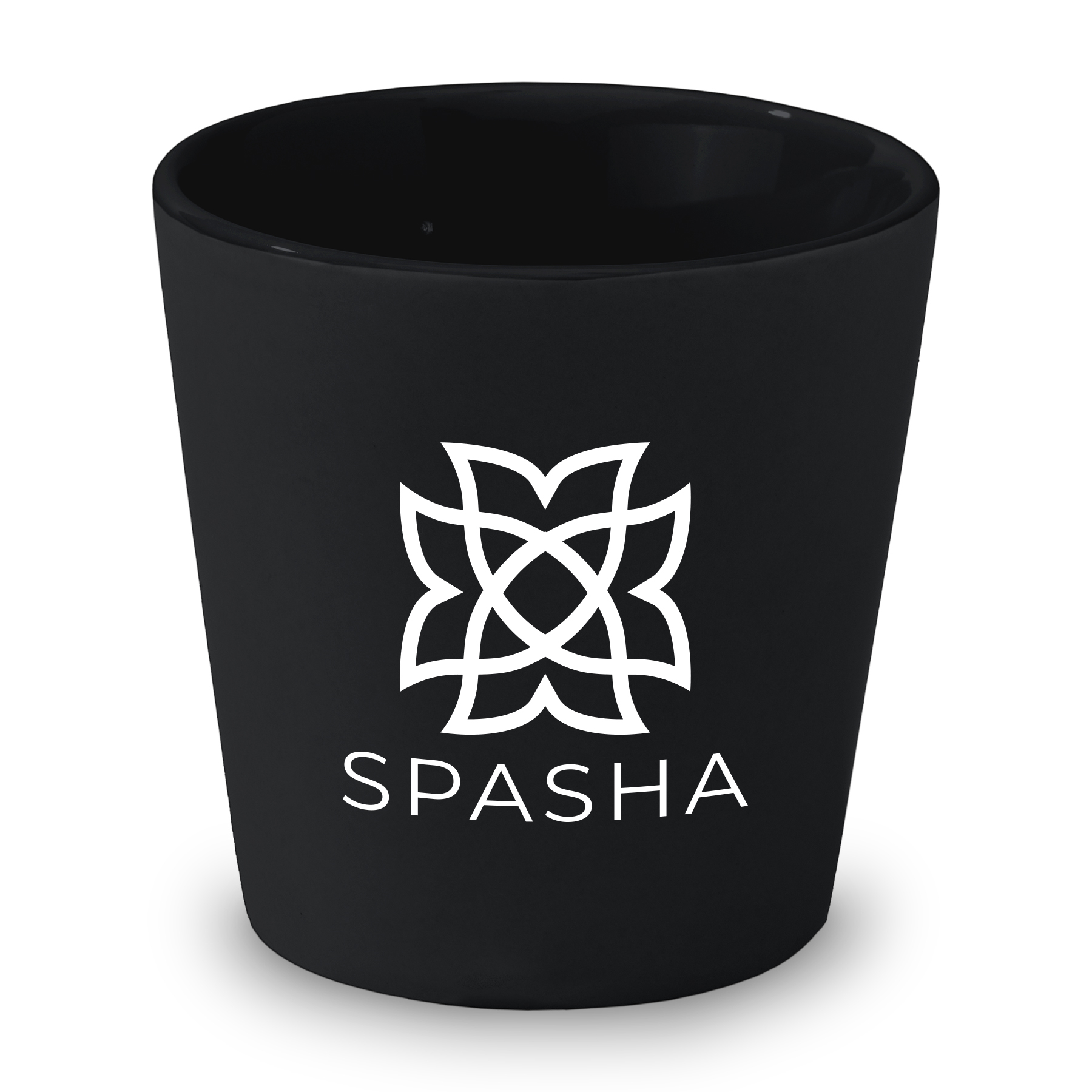 Tasse céramique mate personnalisable 18cl - Trieste Noir