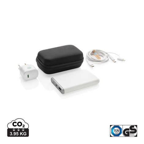 Set de 3 chargeurs personnalisable 20W et type C rPET Surge