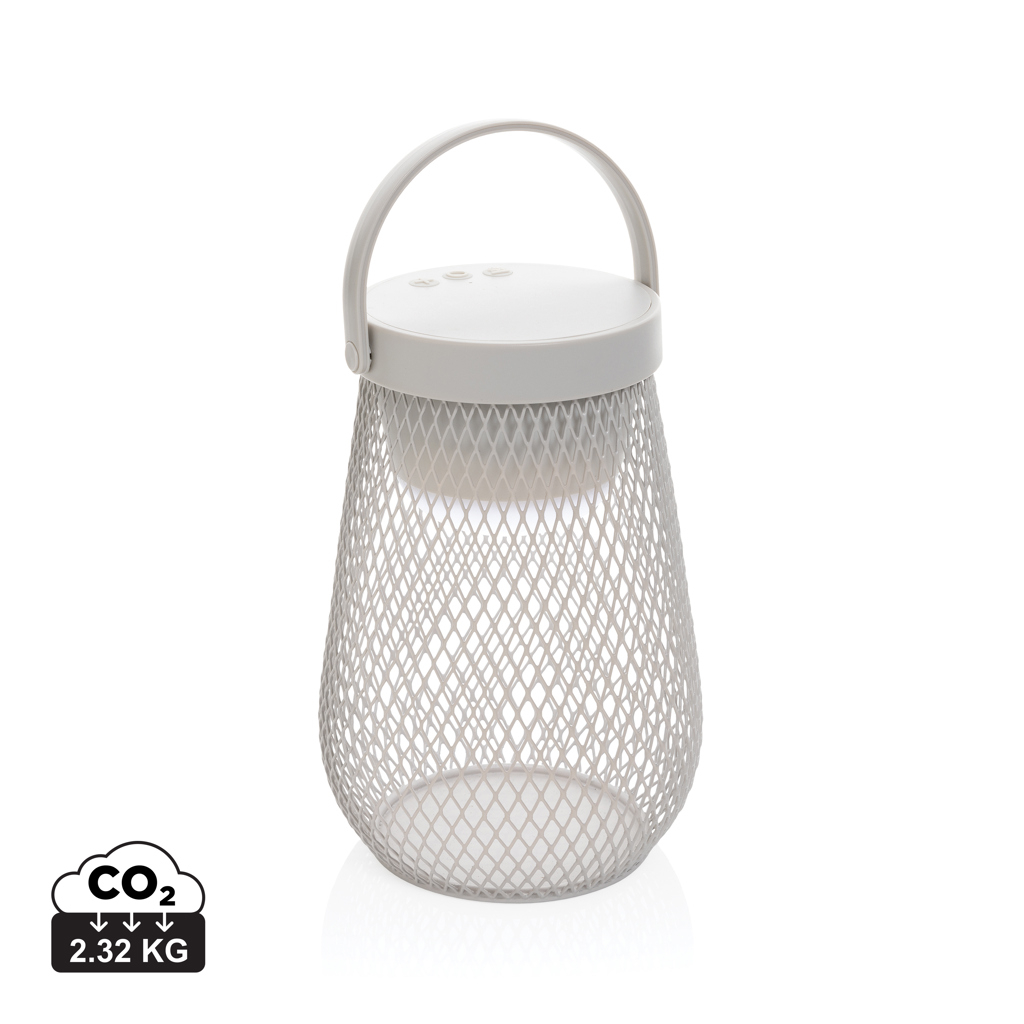 Lampe de table rechargeable promotionnelle Aurora Gris
