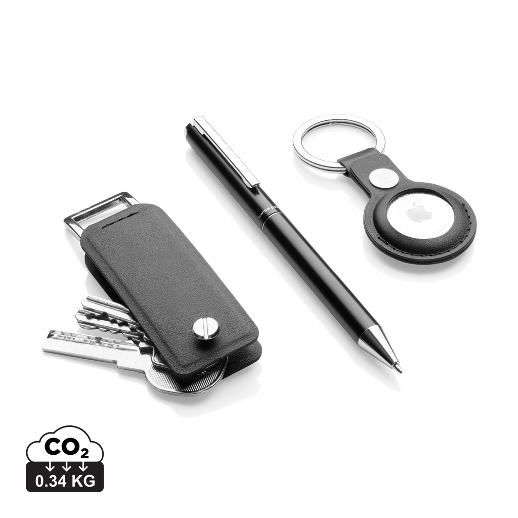 Coffret publicitaire 3 pièces Tula Swiss Peak Noir