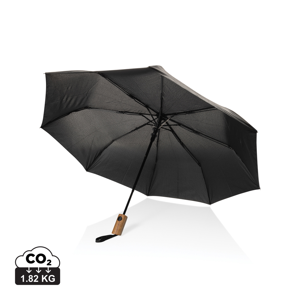 Mini parapluie publicitaire auto 21" Kaycey Noir