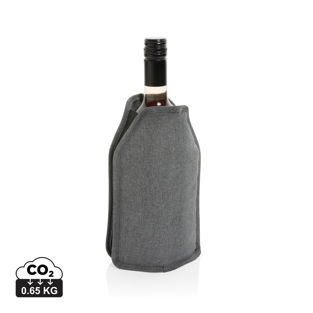 Housse personnalisée réfrigérante à vin rPET Vino Gris
