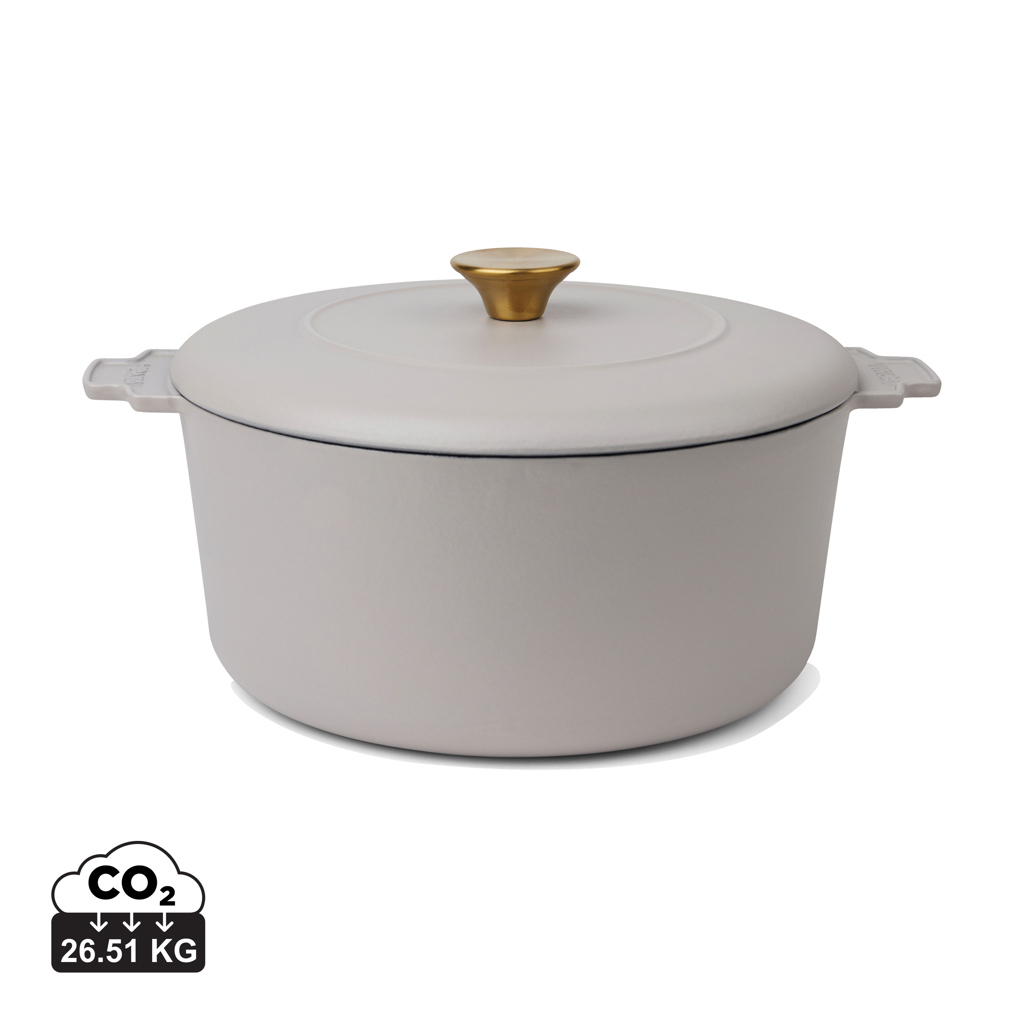 Cocotte 5.5 L à personnaliser Monte Heritage VINGA Gris