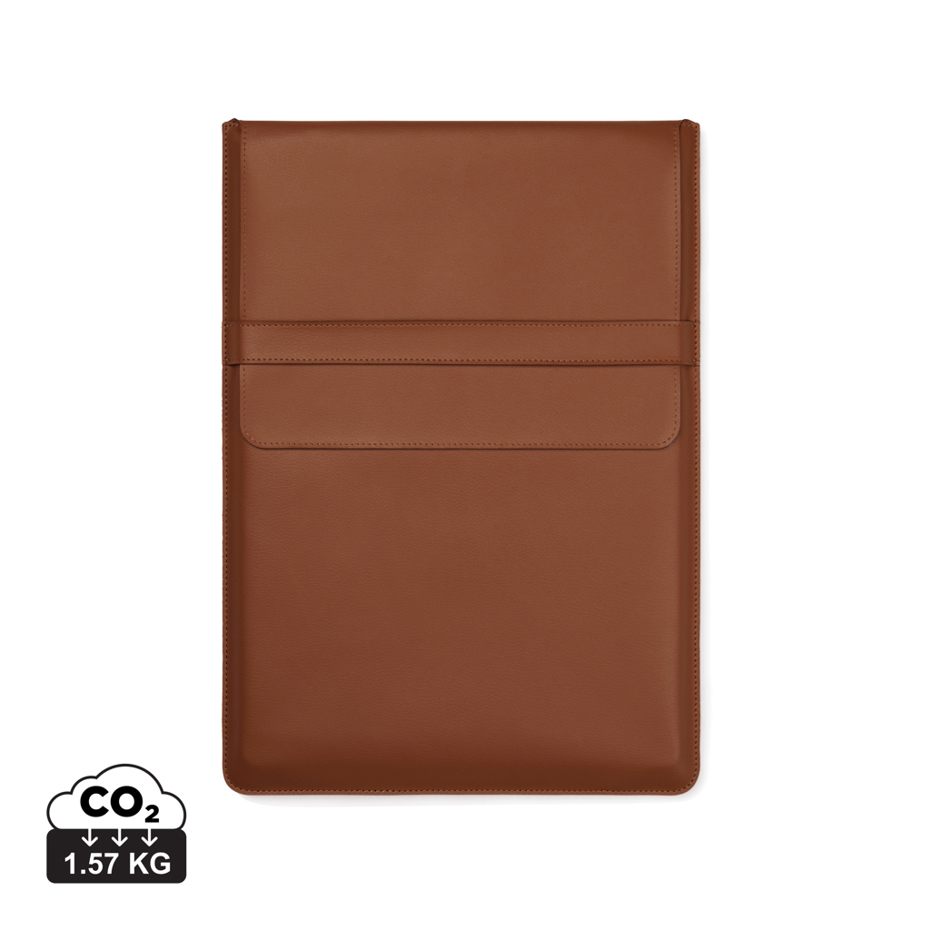 Housse ordinateur 16" personnalisée recyclée Timo VINGA Marron