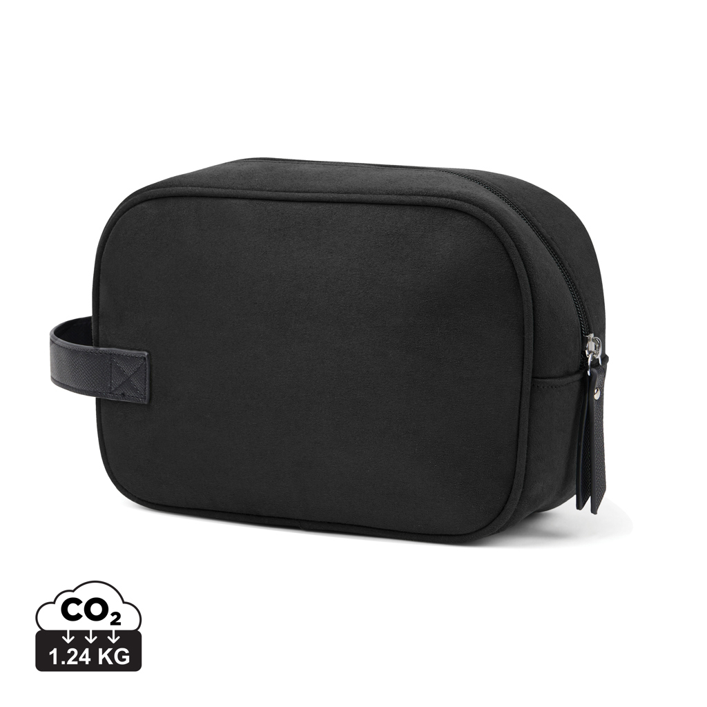 Trousse de toilette recyclée personnalisable Marlow VINGA Noir