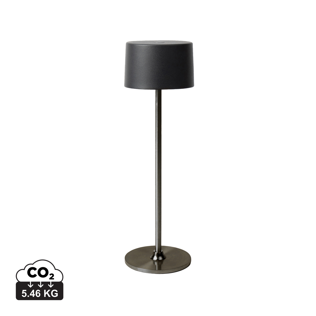 Lampe rechargeable personnalisée Nauro VINGA anthracite