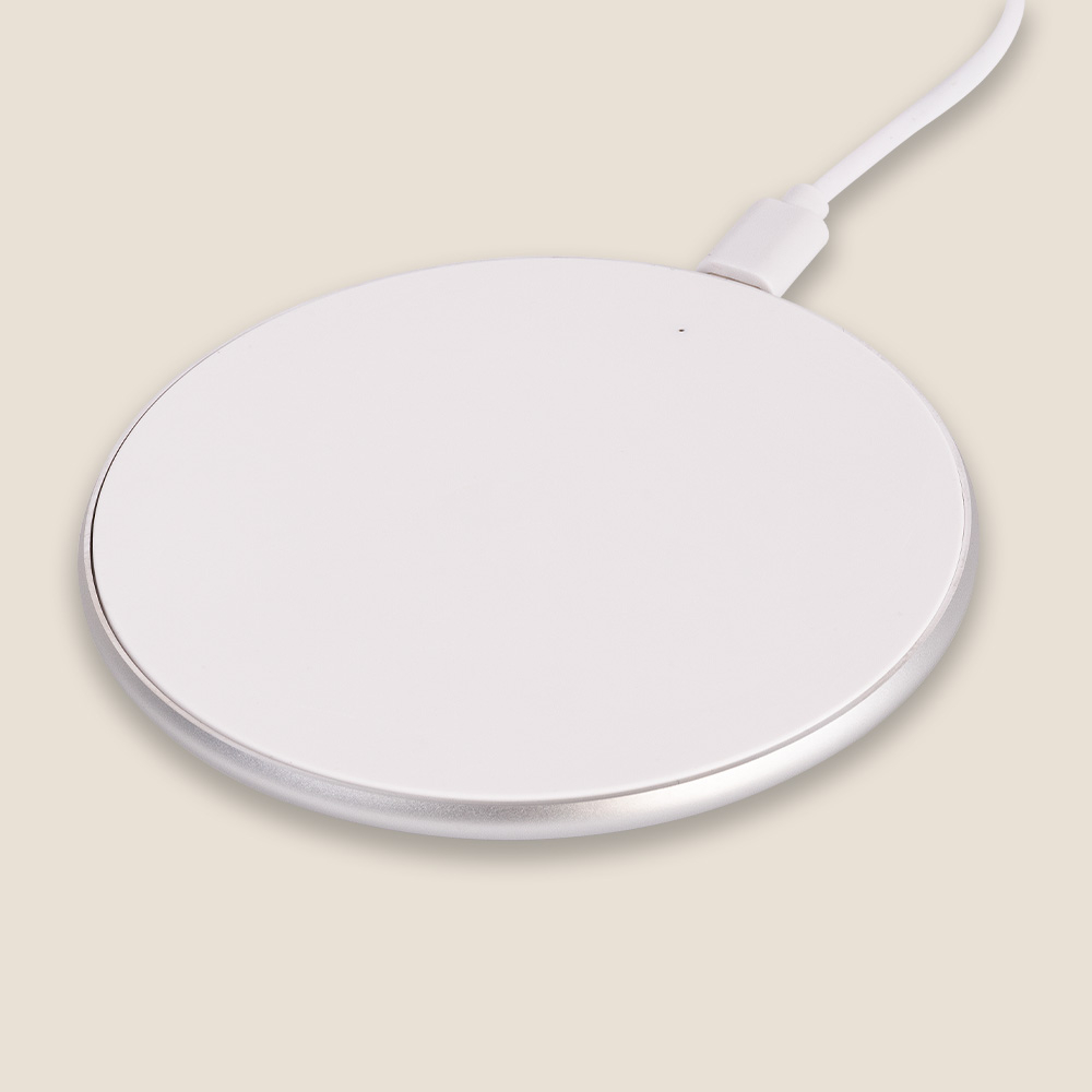 Base de charge promotionnelle sans fil 15W Erie Blanc