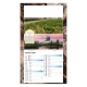 Calendrier personnalisable 2026 plaque 1 vue - Coralie