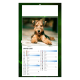 Calendrier 2026 personnalisable plaque 1 vue - Rex