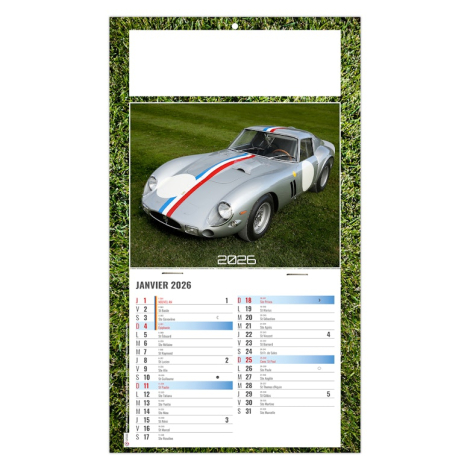 Calendrier 2026 personnalisable 1 vue - Yann
