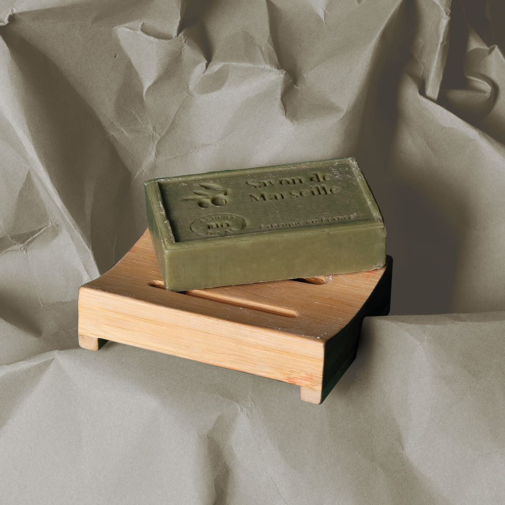 Porte-savon publicitaire en bambou DARYA Marron