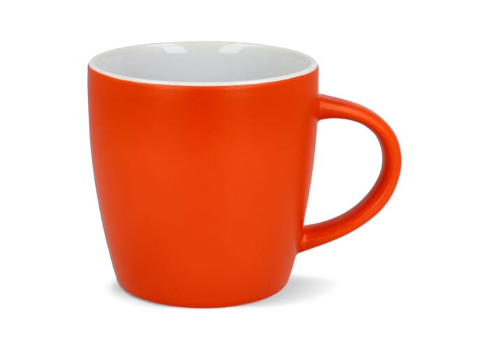Mug en verre promotionnel 180 ml avec anse Vardez Orange