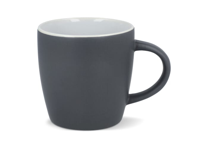 Mug en verre promotionnel 180 ml avec anse Vardez Gris