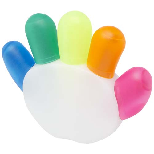 Surligneur 5 couleurs personnalisable Patina Blanc