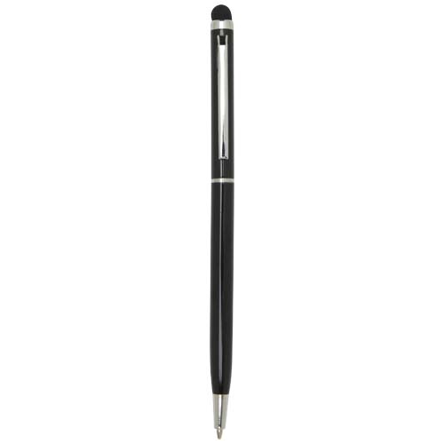 Stylo bille en aluminium avec stylet à personnaliser Ore Noir