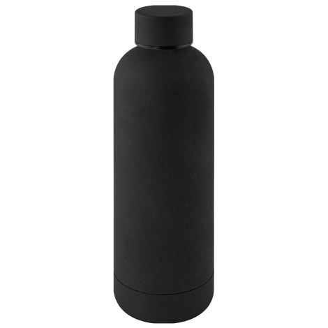 Bouteille publicitaire 500ml inox recyclé RUBBER