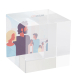 Cube en verre personnalisable TAMPA