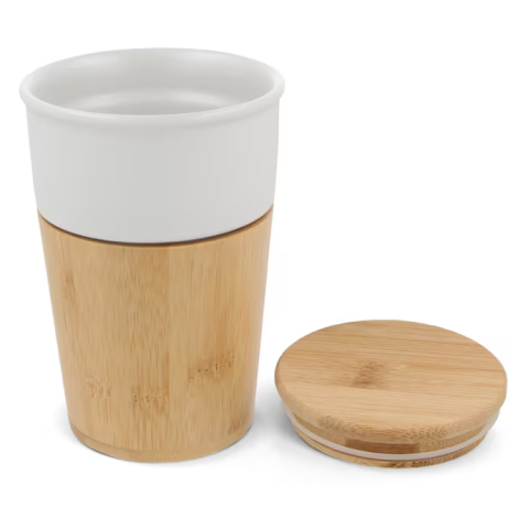 Gobelet 300ml promotionnelle bambou céramique Vienne
