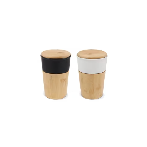 Gobelet 300ml promotionnelle bambou céramique Vienne